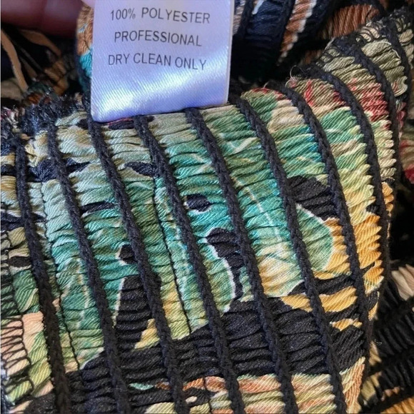 Petersyn ruched ruffle printed mini skirt - Picture 7 of 9